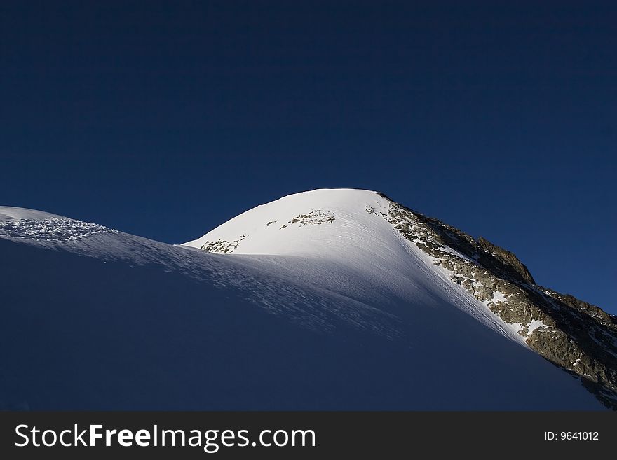 Snowy Mountain Ridge