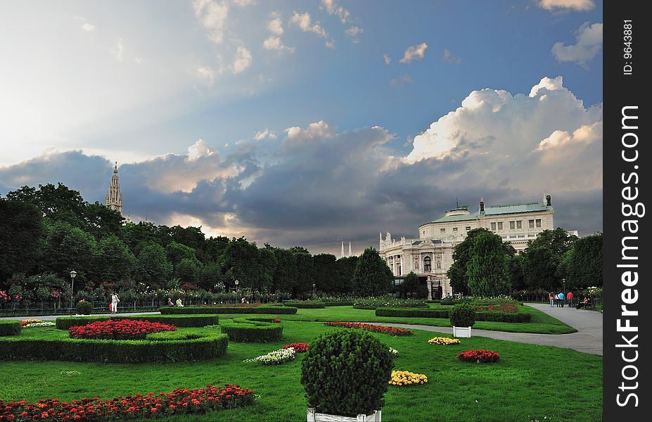 The Vienna City Hall And Hofburgtheater