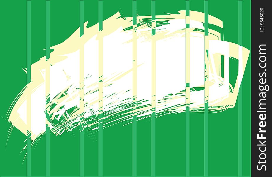 This is abstract spot on a green background. This is abstract spot on a green background