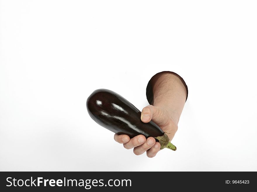 Eggplant In Hand