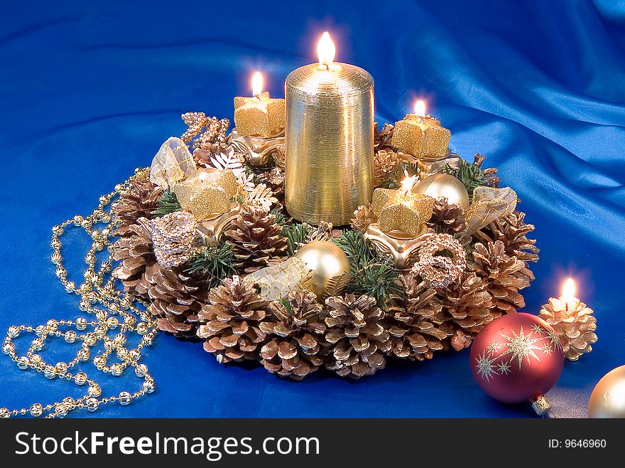 Still life with new year and christmas accessories. Still life with new year and christmas accessories