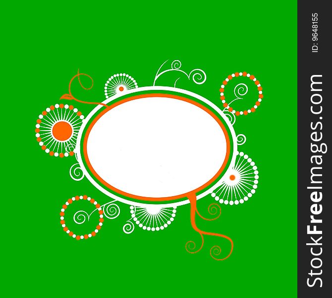 A green background with dotted white and orange circles patterns and copyspace. A green background with dotted white and orange circles patterns and copyspace