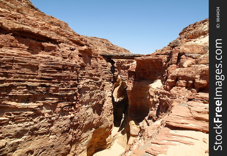 Red canyons of the desert