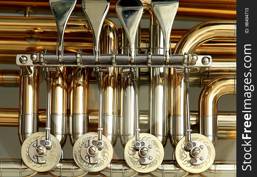 Silver Gold Musical Instrument