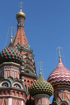 Saint Basil Cathedral In Moscow, Russia Royalty Free Stock Photography Saint Basil Cathedral In Moscow, Russia Royalty Free Stock Photography