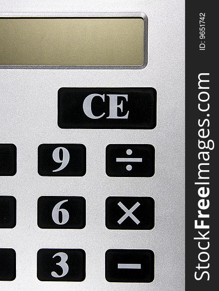 Special keys of a calculator