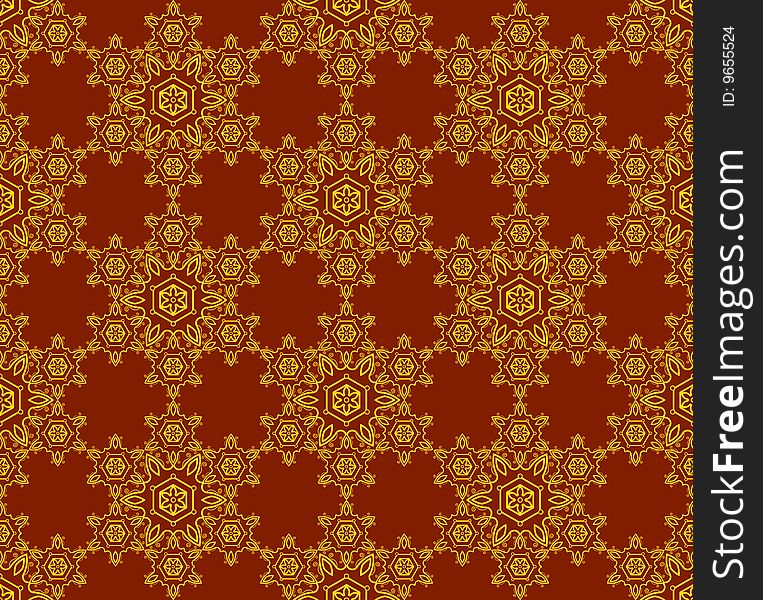 Vector illustration of Seamless Ornament Pattern