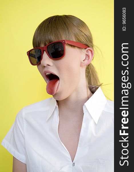 Girl with Sunglasses