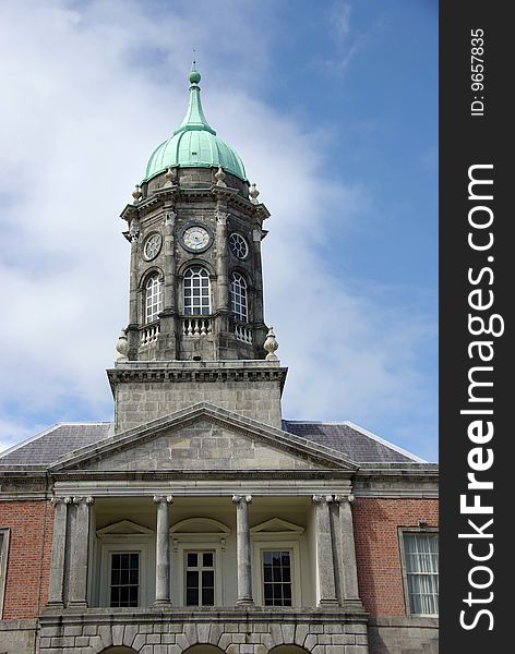 The record tower in the Dublin castle, Ireland