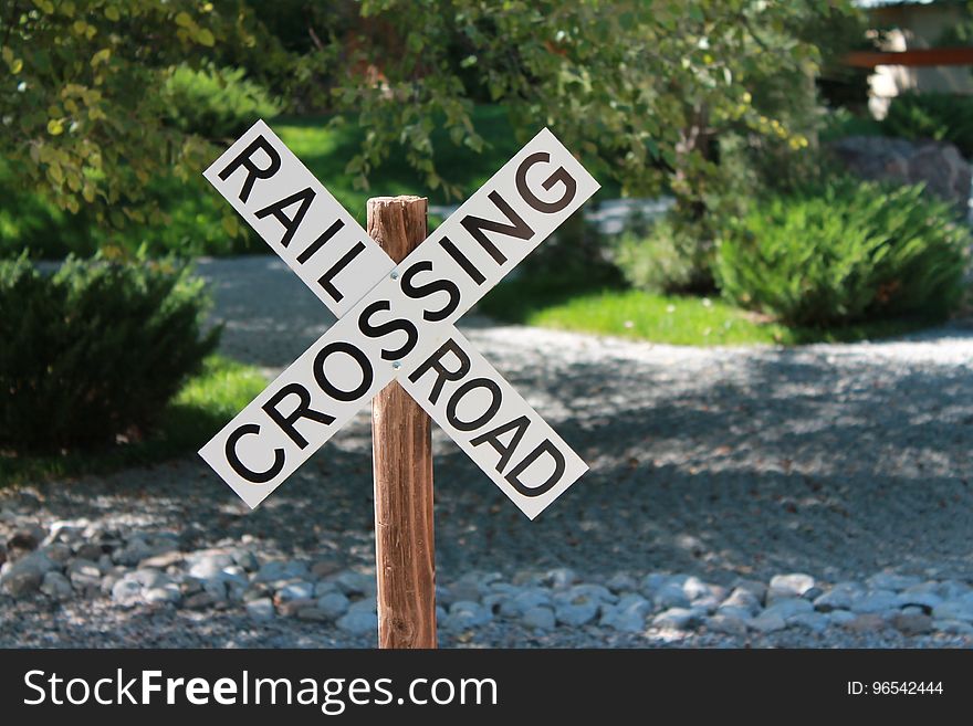 Close-up Of Road Sign