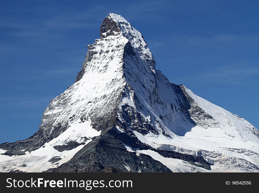 Landscape Photography of Mountain With Snow