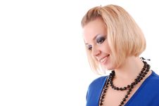 Blond Girl With Perfect Smile Stock Photos Blond Girl With Perfect Smile Stock Photos