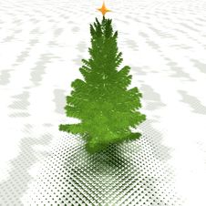 Christmas Tree Ready To Decorate Stock Photography Christmas Tree Ready To Decorate Stock Photography