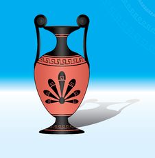 Greek Vase Royalty Free Stock Photography