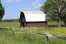 Rusitic Barn In Rural Tennessee Stock Photography Rusitic Barn In Rural Tennessee Stock Photography