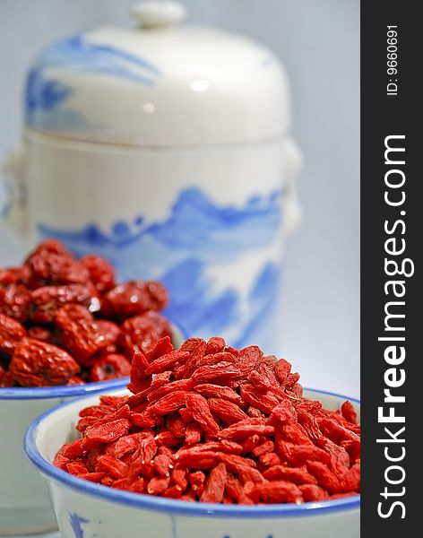 Traditional Chinese Herbs Red Jujube and Herbs Seed. Traditional Chinese Herbs Red Jujube and Herbs Seed
