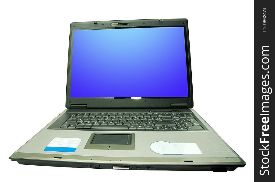 Notebook personal computer on white background. Notebook personal computer on white background