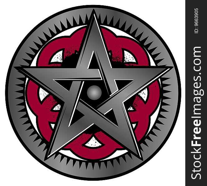 Star totem pattern design.created by Adobe Illustrator software. Star totem pattern design.created by Adobe Illustrator software.