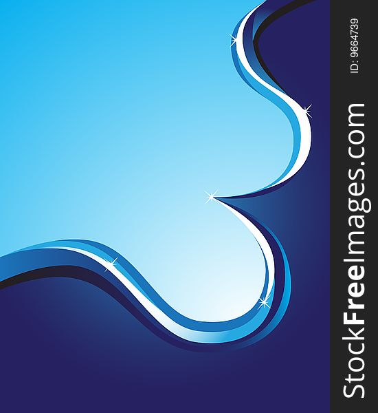 Blue background with place for your text. Blue background with place for your text