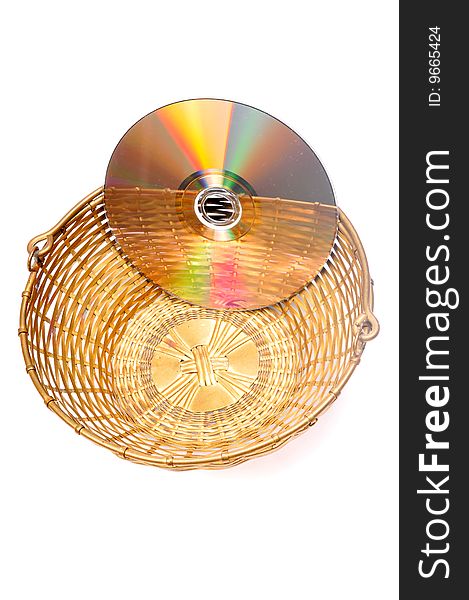 Compact Disk And Basket