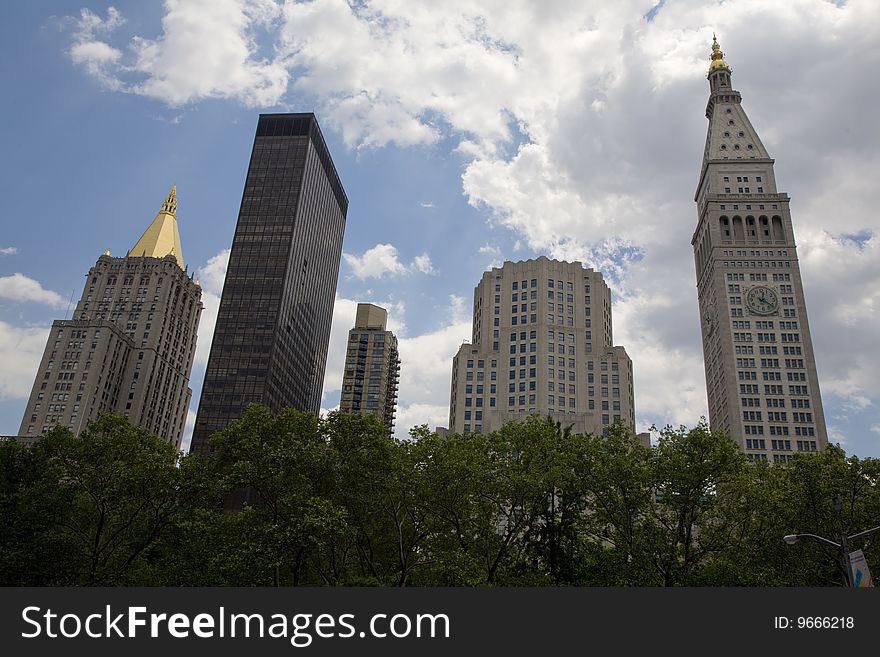 Skyscrapers Of Manhattan