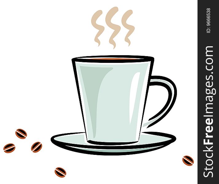 Cup Of Coffee (Vector)