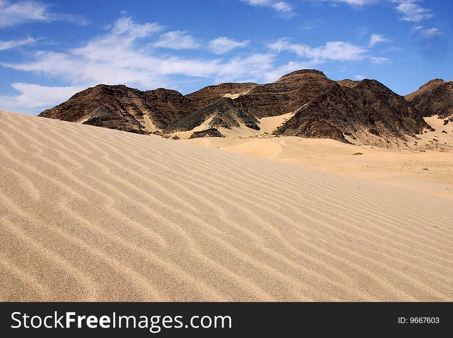 Dunes in Baja California, north of Mexico