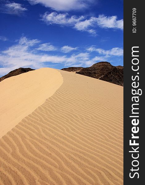 Dunes in Baja California, north of Mexico