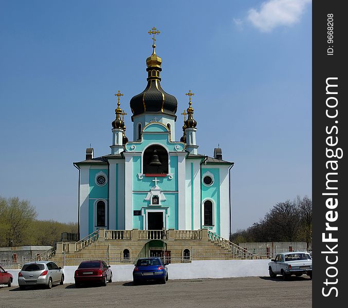 The church in the name of St. George. Provincial temple of the Russian Orthodox Church.