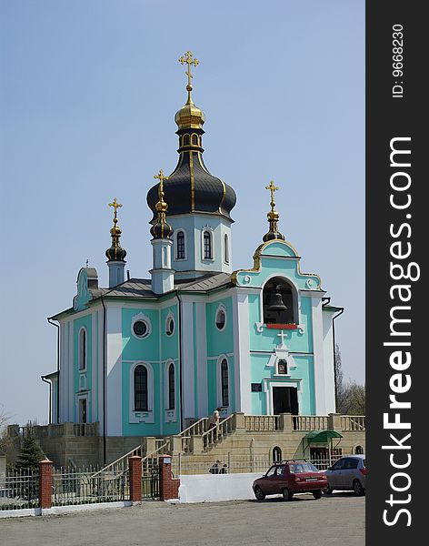 The church in the name of St. George. Provincial temple of the Russian Orthodox Church.