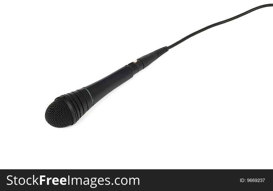 Triangle microphone with cable