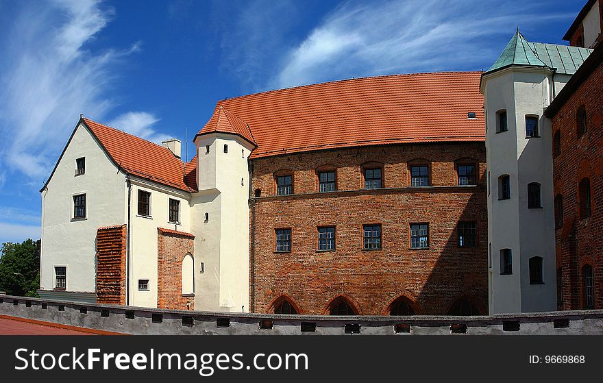 Royal Castle in DarÅ‚owo - the residence of the king - museum