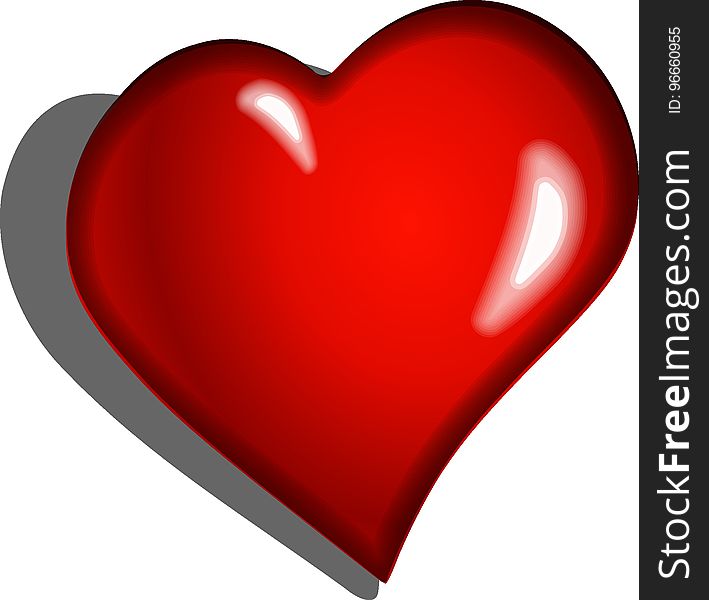 Red, Love, Heart, Organ