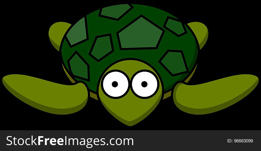Green, Vertebrate, Turtle, Cartoon