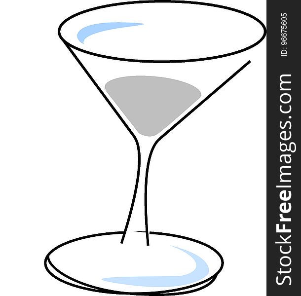 Martini Glass, Tableware, Drinkware, Champagne Stemware