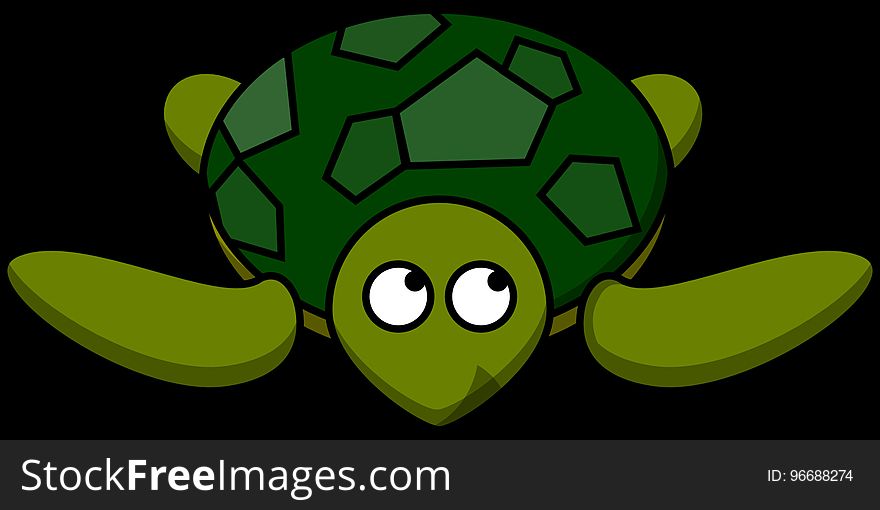 Green, Turtle, Vertebrate, Cartoon