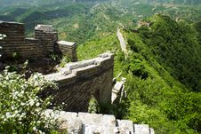 Steep Run Of The Great Wall Of China Stock Photo Steep Run Of The Great Wall Of China Stock Photo