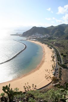 Teresitas Beach Of Tenerife Royalty Free Stock Photography