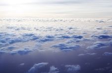 Cloudscape From Above Stock Photography