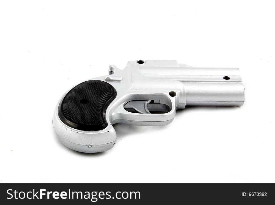 Toy gun isolated on white background