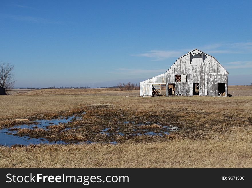 Rusitic Barn In Rural Tennessee