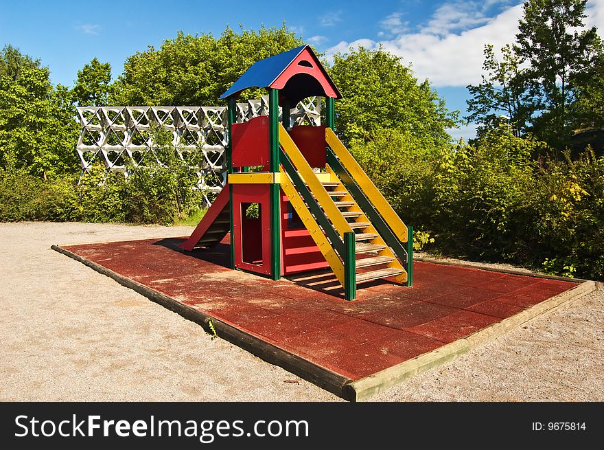 Photo of slide on child playground