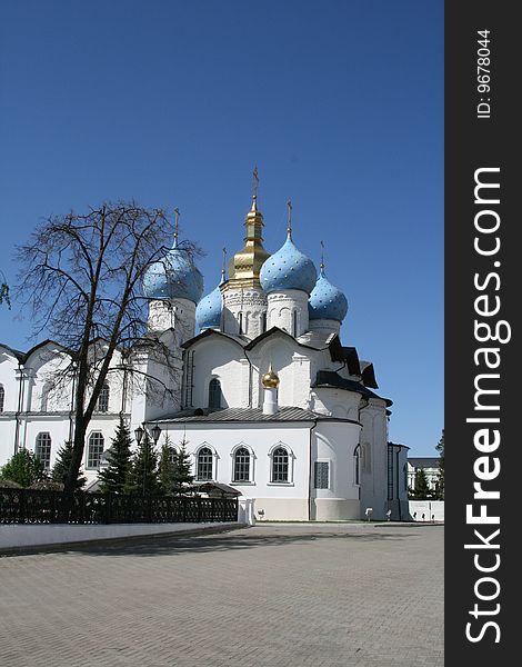 the cathedral of the annunciation in kazan kremlin, russia