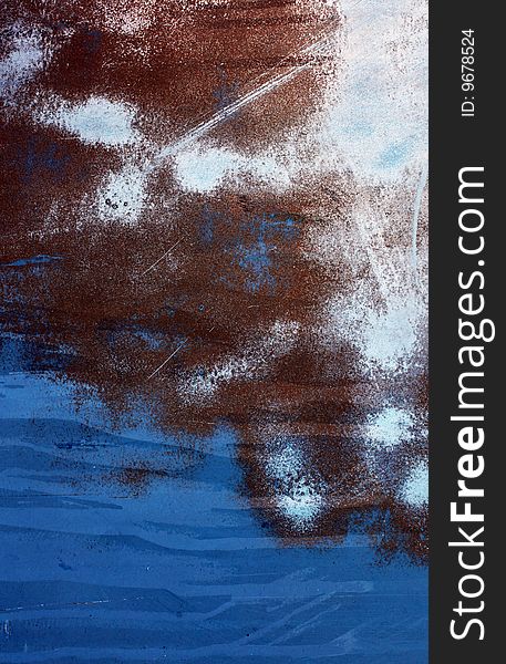 Abstract grunge painted metal background for multiple uses