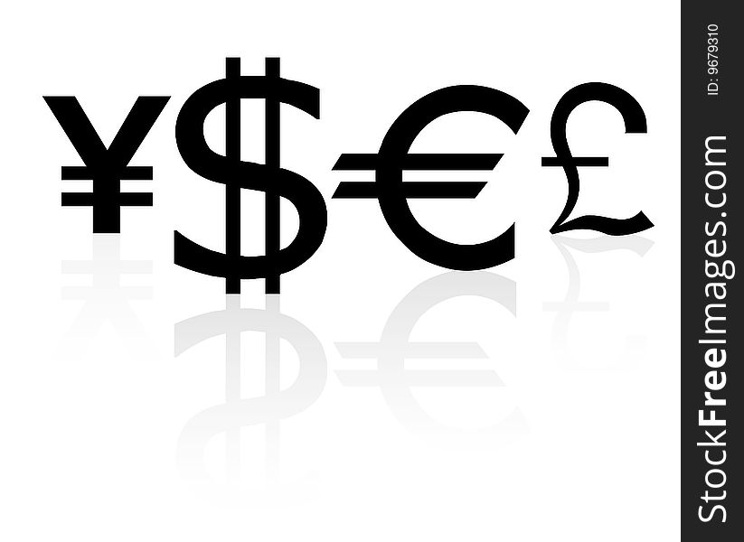 Signs On Currencies A