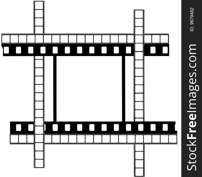 Abstraction a background a framework from a film