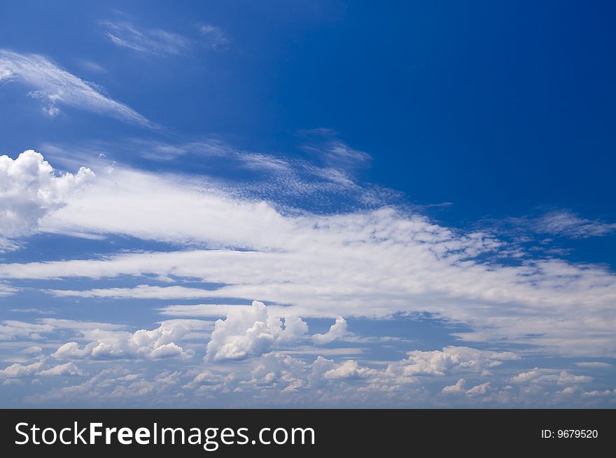 Wide Angle Blue Sky