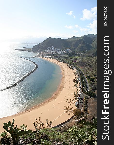 Teresitas beach of Tenerife island, Canarias