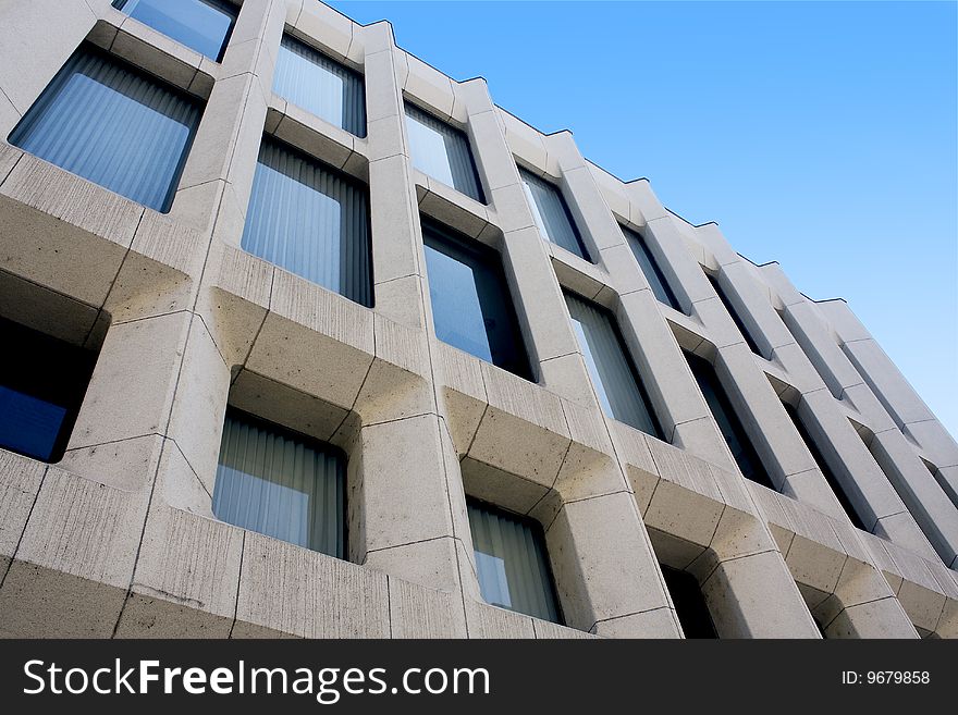 Modern building with many windows