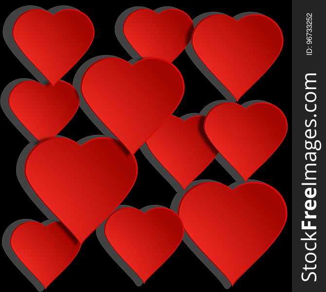 Red, Valentine's Day, Love, Heart